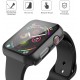 2 Pack Hard PC Case with Tempered Glass Screen Protector Compatible with Apple Watch Ultra Series 8 7 6 5 4 41mm 45mm 40mm 44mm 49mm