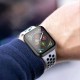 2 Pack Hard PC Case with Tempered Glass Screen Protector Compatible with Apple Watch Ultra Series 8 7 6 5 4 41mm 45mm 40mm 44mm 49mm
