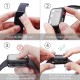 2 Pack Hard PC Case with Tempered Glass Screen Protector Compatible with Apple Watch Ultra Series 8 7 6 5 4 41mm 45mm 40mm 44mm 49mm
