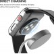 2 Pack Hard PC Case with Tempered Glass Screen Protector Compatible with Apple Watch Ultra Series 8 7 6 5 4 41mm 45mm 40mm 44mm 49mm