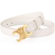 Women’s 0.98 Inch Width Thin Leather Belt Fashion Designer Belts for Jeans Pants Dresses with Gold Buckle Women’s 0.98 Inch Width Thin Leather Belt Fashion Designer Belts for Jeans Pants Dresses with Gold Buckle