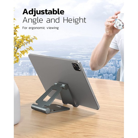 Dual Folding Cell Phone Stand, Fully Adjustable Foldable Desktop Phone Holder Cradle Dock Compatible with Phone 14 13 12 11 Pro Xs Xs Max Xr X 8, Nintendo Switch, Tablets (7-10 Dual Folding Cell Phone Stand, Fully Adjustable Foldable Desktop Phone Holder Cradle Dock Compatible with Phone 14 13 12 11 Pro Xs Xs Max Xr X 8, Nintendo Switch, Tablets (7-10
