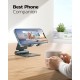 Dual Folding Cell Phone Stand, Fully Adjustable Foldable Desktop Phone Holder Cradle Dock Compatible with Phone 14 13 12 11 Pro Xs Xs Max Xr X 8, Nintendo Switch, Tablets (7-10 Dual Folding Cell Phone Stand, Fully Adjustable Foldable Desktop Phone Holder Cradle Dock Compatible with Phone 14 13 12 11 Pro Xs Xs Max Xr X 8, Nintendo Switch, Tablets (7-10