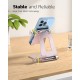 Dual Folding Cell Phone Stand, Fully Adjustable Foldable Desktop Phone Holder Cradle Dock Compatible with Phone 14 13 12 11 Pro Xs Xs Max Xr X 8, Nintendo Switch, Tablets (7-10 Dual Folding Cell Phone Stand, Fully Adjustable Foldable Desktop Phone Holder Cradle Dock Compatible with Phone 14 13 12 11 Pro Xs Xs Max Xr X 8, Nintendo Switch, Tablets (7-10