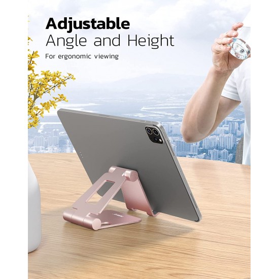 Dual Folding Cell Phone Stand, Fully Adjustable Foldable Desktop Phone Holder Cradle Dock Compatible with Phone 14 13 12 11 Pro Xs Xs Max Xr X 8, Nintendo Switch, Tablets (7-10 Dual Folding Cell Phone Stand, Fully Adjustable Foldable Desktop Phone Holder Cradle Dock Compatible with Phone 14 13 12 11 Pro Xs Xs Max Xr X 8, Nintendo Switch, Tablets (7-10
