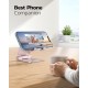 Dual Folding Cell Phone Stand, Fully Adjustable Foldable Desktop Phone Holder Cradle Dock Compatible with Phone 14 13 12 11 Pro Xs Xs Max Xr X 8, Nintendo Switch, Tablets (7-10 Dual Folding Cell Phone Stand, Fully Adjustable Foldable Desktop Phone Holder Cradle Dock Compatible with Phone 14 13 12 11 Pro Xs Xs Max Xr X 8, Nintendo Switch, Tablets (7-10