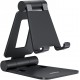 Dual Folding Cell Phone Stand, Fully Adjustable Foldable Desktop Phone Holder Cradle Dock Compatible with Phone 14 13 12 11 Pro Xs Xs Max Xr X 8, Nintendo Switch, Tablets (7-10