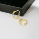 Double Hoops Twisted Earrings, Hypoallergenic Lightweight Earrings for Women