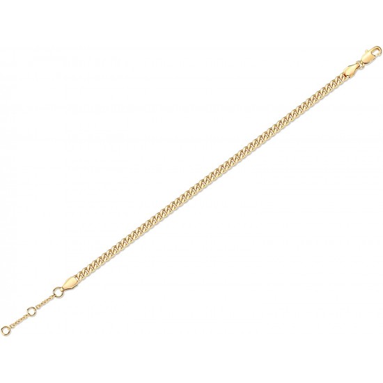 14K Gold Plated Chain Adjustable Bracelet for Women