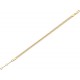 14K Gold Plated Chain Adjustable Bracelet for Women