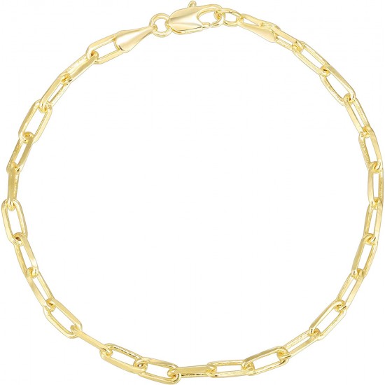 14K Gold Plated Chain Adjustable Bracelet for Women