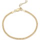 14K Gold Plated Chain Adjustable Bracelet for Women