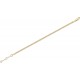 14K Gold Plated Chain Adjustable Bracelet for Women