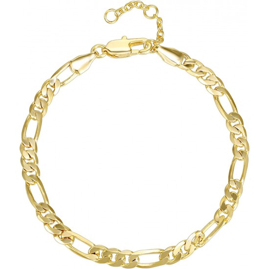 14K Gold Plated Chain Adjustable Bracelet for Women