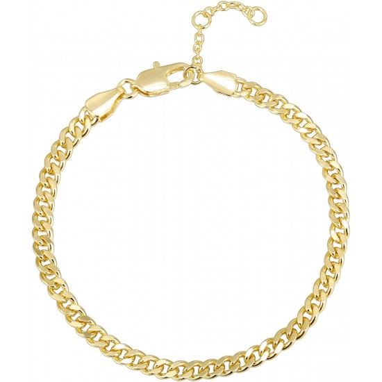 14K Gold Plated Chain Adjustable Bracelet for Women