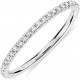 Stainless Steel Ring CZ Simulated Diamond Stackable Ring Eternity Bands for Women