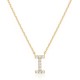 14K Gold Plated Cubic Zirconia Initial Necklace | Letter Dainty Necklaces for Women 14K Gold Plated Cubic Zirconia Initial Necklace | Letter Dainty Necklaces for Women