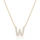 14K Gold Plated Cubic Zirconia Initial Necklace | Letter Dainty Necklaces for Women 14K Gold Plated Cubic Zirconia Initial Necklace | Letter Dainty Necklaces for Women