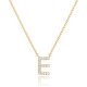 14K Gold Plated Cubic Zirconia Initial Necklace | Letter Dainty Necklaces for Women 14K Gold Plated Cubic Zirconia Initial Necklace | Letter Dainty Necklaces for Women