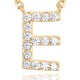 14K Gold Plated Cubic Zirconia Initial Necklace | Letter Dainty Necklaces for Women 14K Gold Plated Cubic Zirconia Initial Necklace | Letter Dainty Necklaces for Women