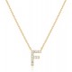 14K Gold Plated Cubic Zirconia Initial Necklace | Letter Dainty Necklaces for Women 14K Gold Plated Cubic Zirconia Initial Necklace | Letter Dainty Necklaces for Women