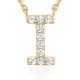 14K Gold Plated Cubic Zirconia Initial Necklace | Letter Dainty Necklaces for Women 14K Gold Plated Cubic Zirconia Initial Necklace | Letter Dainty Necklaces for Women