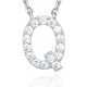 14K Gold Plated Cubic Zirconia Initial Necklace | Letter Dainty Necklaces for Women 14K Gold Plated Cubic Zirconia Initial Necklace | Letter Dainty Necklaces for Women