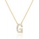 14K Gold Plated Cubic Zirconia Initial Necklace | Letter Dainty Necklaces for Women 14K Gold Plated Cubic Zirconia Initial Necklace | Letter Dainty Necklaces for Women