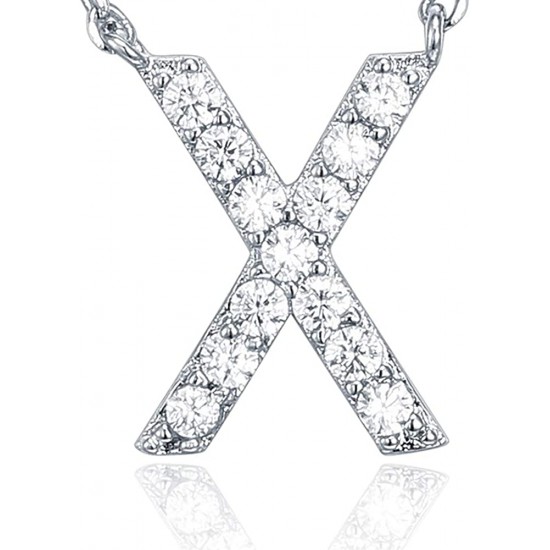 14K Gold Plated Cubic Zirconia Initial Necklace | Letter Dainty Necklaces for Women 14K Gold Plated Cubic Zirconia Initial Necklace | Letter Dainty Necklaces for Women