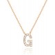 14K Gold Plated Cubic Zirconia Initial Necklace | Letter Dainty Necklaces for Women 14K Gold Plated Cubic Zirconia Initial Necklace | Letter Dainty Necklaces for Women