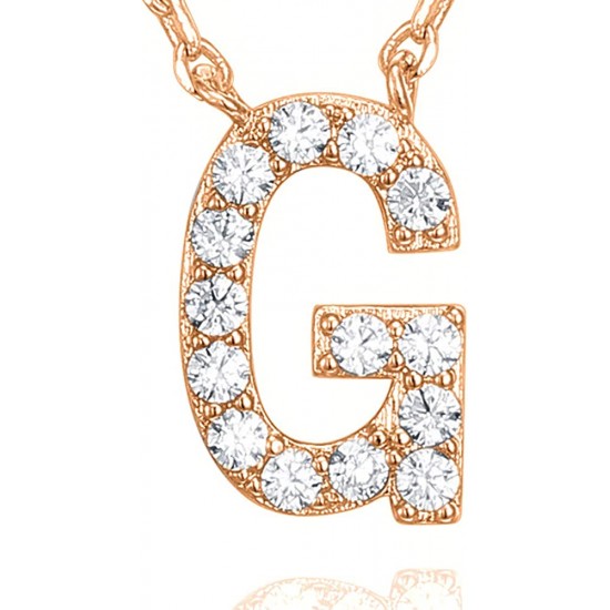 14K Gold Plated Cubic Zirconia Initial Necklace | Letter Dainty Necklaces for Women 14K Gold Plated Cubic Zirconia Initial Necklace | Letter Dainty Necklaces for Women