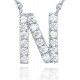 14K Gold Plated Cubic Zirconia Initial Necklace | Letter Dainty Necklaces for Women 14K Gold Plated Cubic Zirconia Initial Necklace | Letter Dainty Necklaces for Women