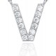 14K Gold Plated Cubic Zirconia Initial Necklace | Letter Dainty Necklaces for Women 14K Gold Plated Cubic Zirconia Initial Necklace | Letter Dainty Necklaces for Women