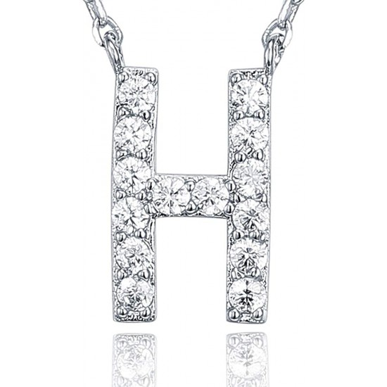 14K Gold Plated Cubic Zirconia Initial Necklace | Letter Dainty Necklaces for Women 14K Gold Plated Cubic Zirconia Initial Necklace | Letter Dainty Necklaces for Women