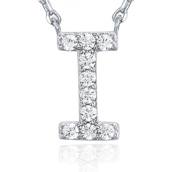 14K Gold Plated Cubic Zirconia Initial Necklace | Letter Dainty Necklaces for Women 14K Gold Plated Cubic Zirconia Initial Necklace | Letter Dainty Necklaces for Women