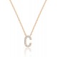 14K Gold Plated Cubic Zirconia Initial Necklace | Letter Dainty Necklaces for Women 14K Gold Plated Cubic Zirconia Initial Necklace | Letter Dainty Necklaces for Women