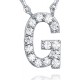 14K Gold Plated Cubic Zirconia Initial Necklace | Letter Dainty Necklaces for Women 14K Gold Plated Cubic Zirconia Initial Necklace | Letter Dainty Necklaces for Women