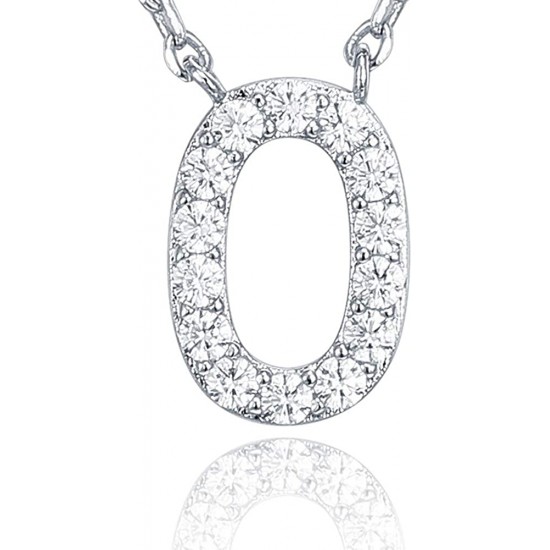 14K Gold Plated Cubic Zirconia Initial Necklace | Letter Dainty Necklaces for Women 14K Gold Plated Cubic Zirconia Initial Necklace | Letter Dainty Necklaces for Women