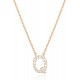 14K Gold Plated Cubic Zirconia Initial Necklace | Letter Dainty Necklaces for Women 14K Gold Plated Cubic Zirconia Initial Necklace | Letter Dainty Necklaces for Women