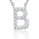 14K Gold Plated Cubic Zirconia Initial Necklace | Letter Dainty Necklaces for Women 14K Gold Plated Cubic Zirconia Initial Necklace | Letter Dainty Necklaces for Women
