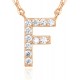 14K Gold Plated Cubic Zirconia Initial Necklace | Letter Dainty Necklaces for Women 14K Gold Plated Cubic Zirconia Initial Necklace | Letter Dainty Necklaces for Women