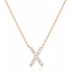 14K Gold Plated Cubic Zirconia Initial Necklace | Letter Dainty Necklaces for Women 14K Gold Plated Cubic Zirconia Initial Necklace | Letter Dainty Necklaces for Women