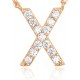 14K Gold Plated Cubic Zirconia Initial Necklace | Letter Dainty Necklaces for Women 14K Gold Plated Cubic Zirconia Initial Necklace | Letter Dainty Necklaces for Women