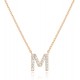 14K Gold Plated Cubic Zirconia Initial Necklace | Letter Dainty Necklaces for Women 14K Gold Plated Cubic Zirconia Initial Necklace | Letter Dainty Necklaces for Women