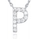 14K Gold Plated Cubic Zirconia Initial Necklace | Letter Dainty Necklaces for Women 14K Gold Plated Cubic Zirconia Initial Necklace | Letter Dainty Necklaces for Women