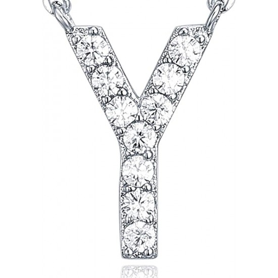 14K Gold Plated Cubic Zirconia Initial Necklace | Letter Dainty Necklaces for Women 14K Gold Plated Cubic Zirconia Initial Necklace | Letter Dainty Necklaces for Women