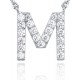 14K Gold Plated Cubic Zirconia Initial Necklace | Letter Dainty Necklaces for Women 14K Gold Plated Cubic Zirconia Initial Necklace | Letter Dainty Necklaces for Women