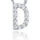 14K Gold Plated Cubic Zirconia Initial Necklace | Letter Dainty Necklaces for Women 14K Gold Plated Cubic Zirconia Initial Necklace | Letter Dainty Necklaces for Women