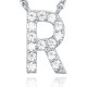 14K Gold Plated Cubic Zirconia Initial Necklace | Letter Dainty Necklaces for Women 14K Gold Plated Cubic Zirconia Initial Necklace | Letter Dainty Necklaces for Women