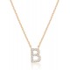 14K Gold Plated Cubic Zirconia Initial Necklace | Letter Dainty Necklaces for Women 14K Gold Plated Cubic Zirconia Initial Necklace | Letter Dainty Necklaces for Women
